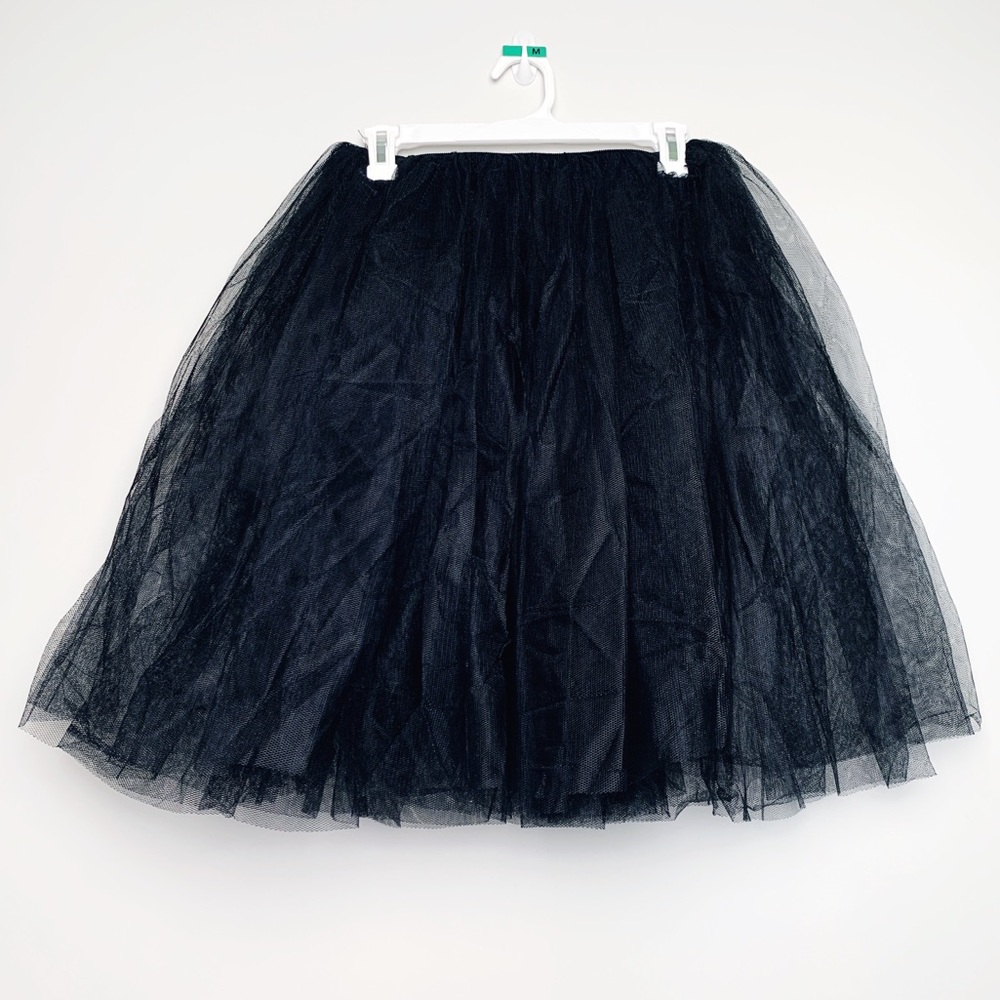 Black Dance Tutu -Adult Size Skirt